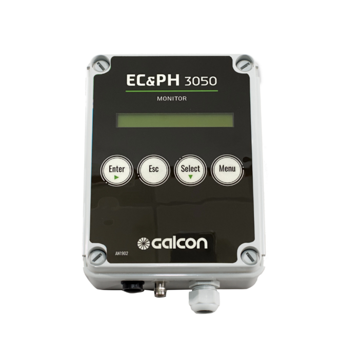 MONITOR EC-PH 3050 GALCON (SIN ELECTRODOS) UNIDAD