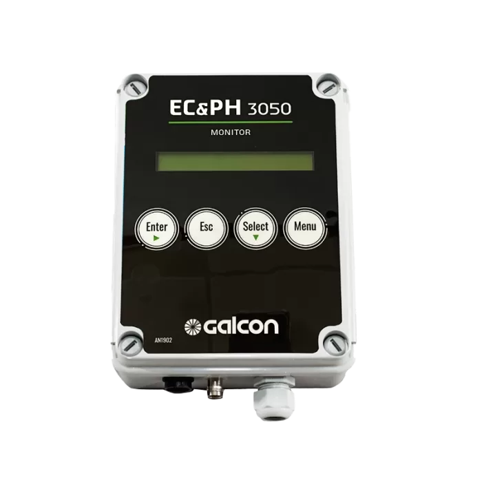MONITOR EC-PH 3050 GALCON (SIN ELECTRODOS) UNIDAD